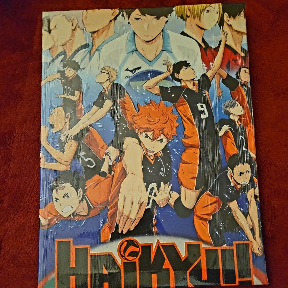 🔥🔥2XHP🔥🔥9-18-23🔥🔥4-30-24🔥🔥NWT HAIKYU VOLLEYBALL CANVAS POSTER WALL DECOR